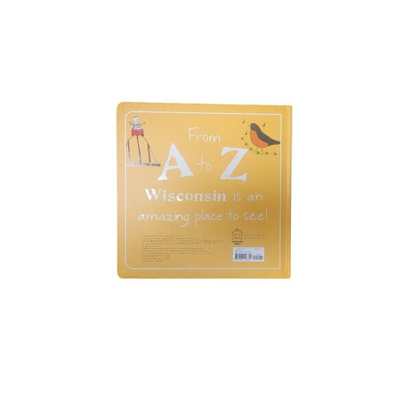 ABCs Of Wisconsin Board Book By Sandra Magsamen - Picture 4 of 4